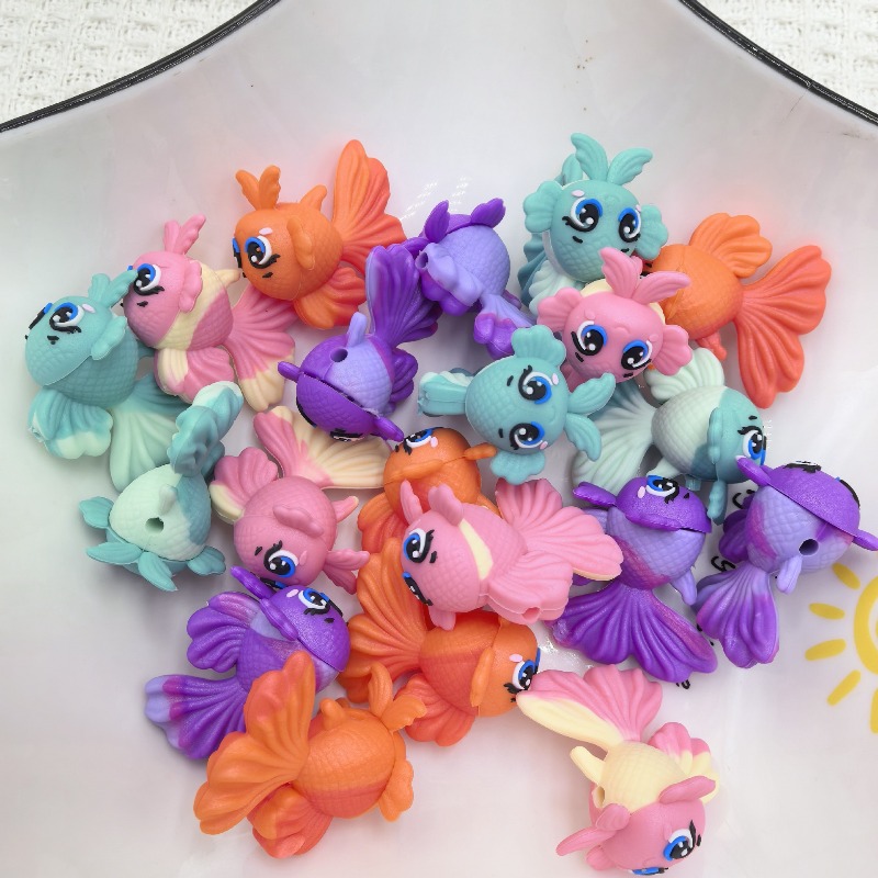 Baby Food Home - 20 Pezzi Perline in Silicone 3D