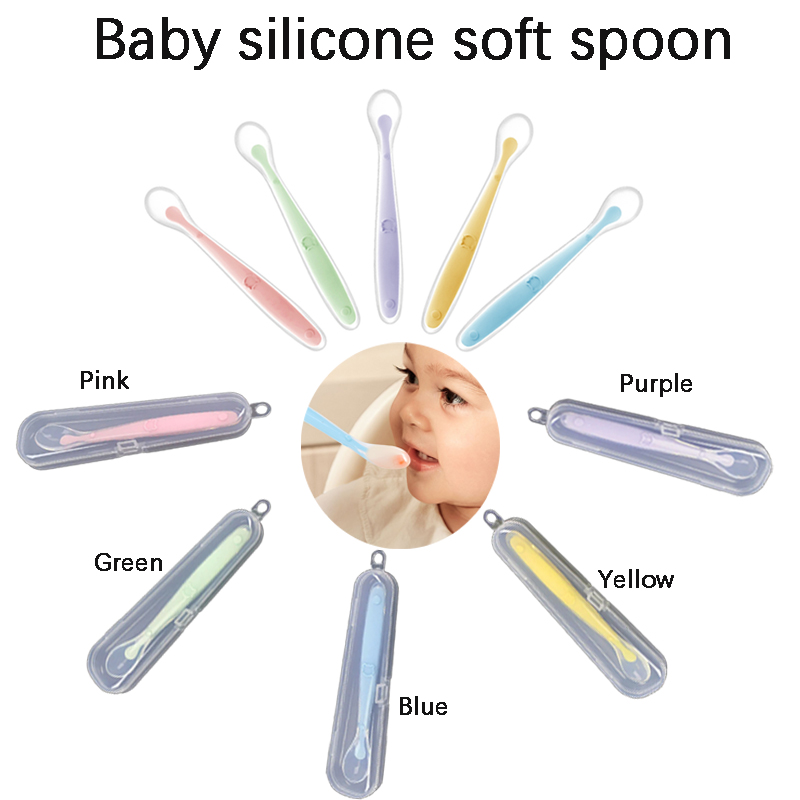 Baby Food Nutrition - 1PC cucchiaio in silicone per bambini