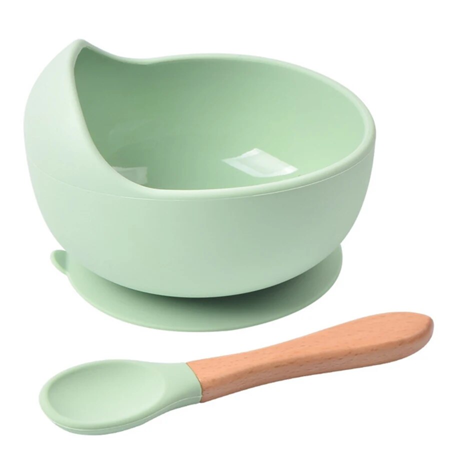 Baby Food Dinner - Ciotola per alimentazione in silicone a