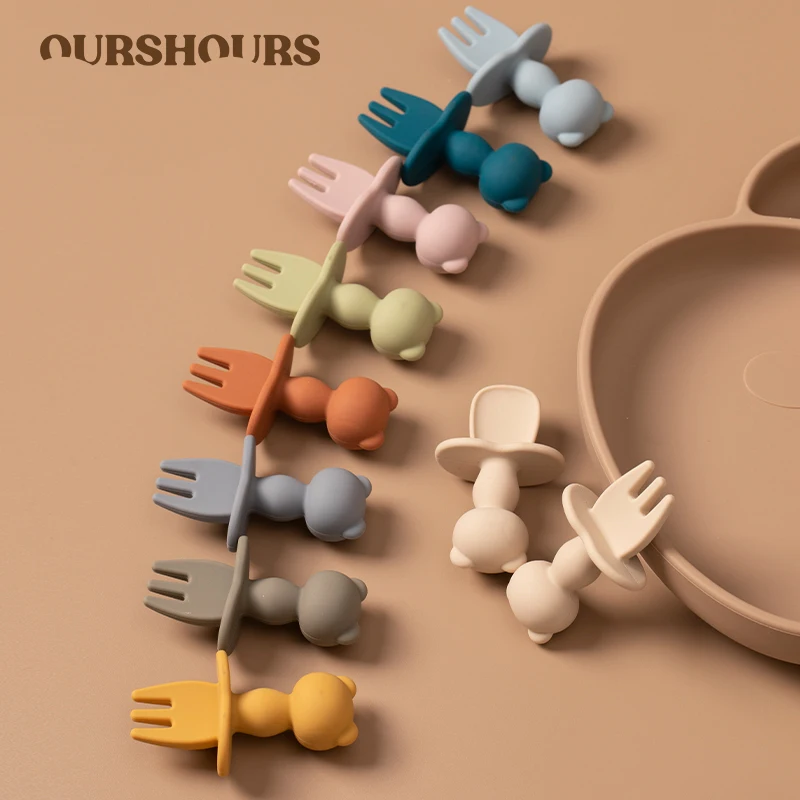 Baby Food Nutrition - Stoviglie per alimentazione in silicone morbido