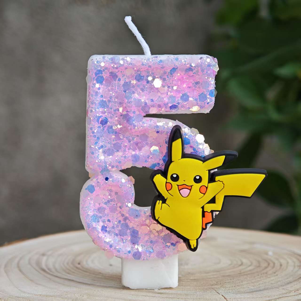 Baby Food Flavors - Pikachu Pokémon Candele 0-9 Numero Decorazione