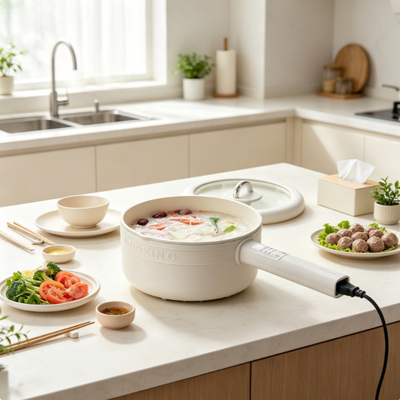 Baby Food Home - Pentola Elettrica Multifunzione 3L, Pentola per