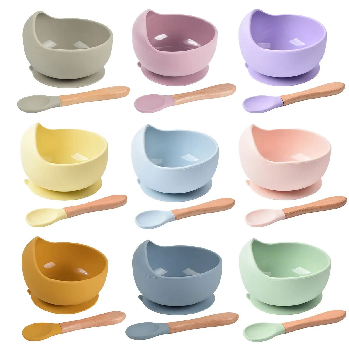 Baby Food Universe - 2 pezzi ciotola per l'alimentazione del