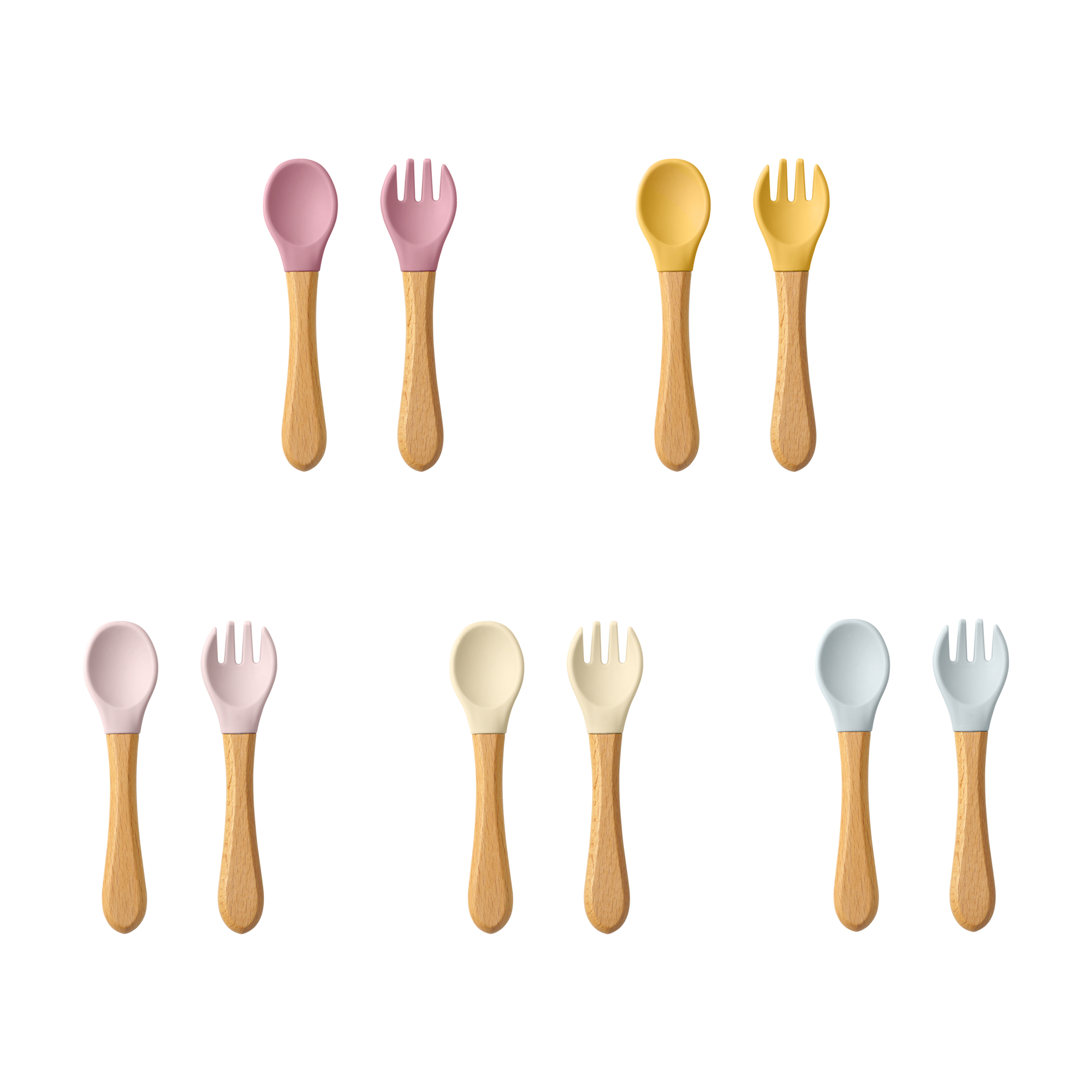 Baby Food Nutrition - 2PCS Cucchiai per l'apprendimento del bambino