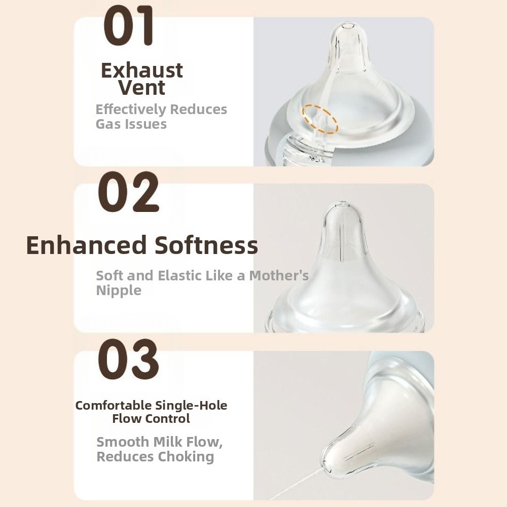 Biberon in vetro anti-soffocam - Baby Food Home recensione e prezzo
