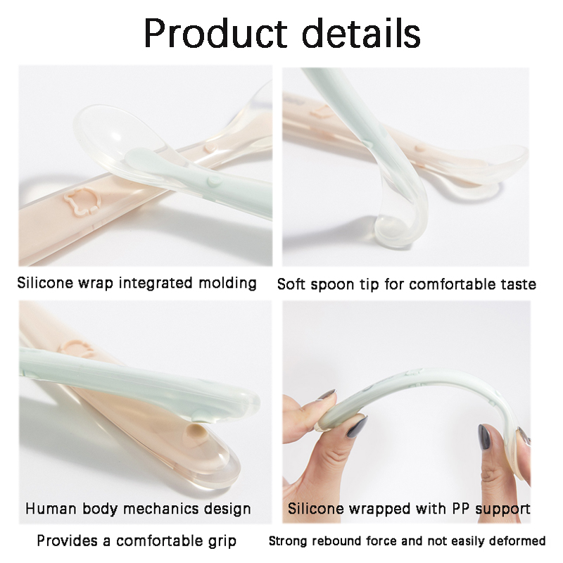1PC cucchiaio in silicone per  - Baby Food Nutrition recensione e prezzo