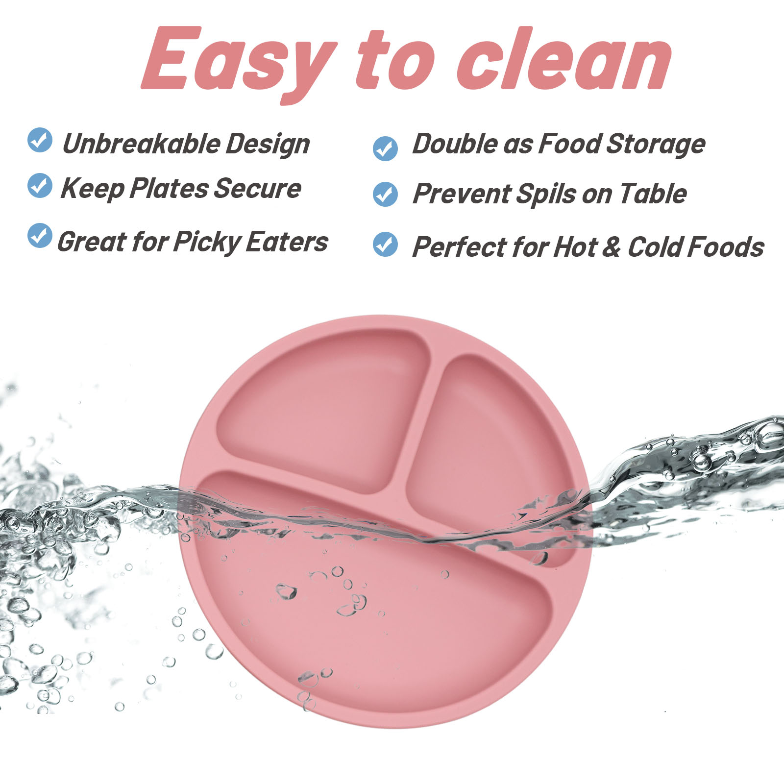 Piatto diviso in silicone alim - Baby Food Dinner recensione e prezzo